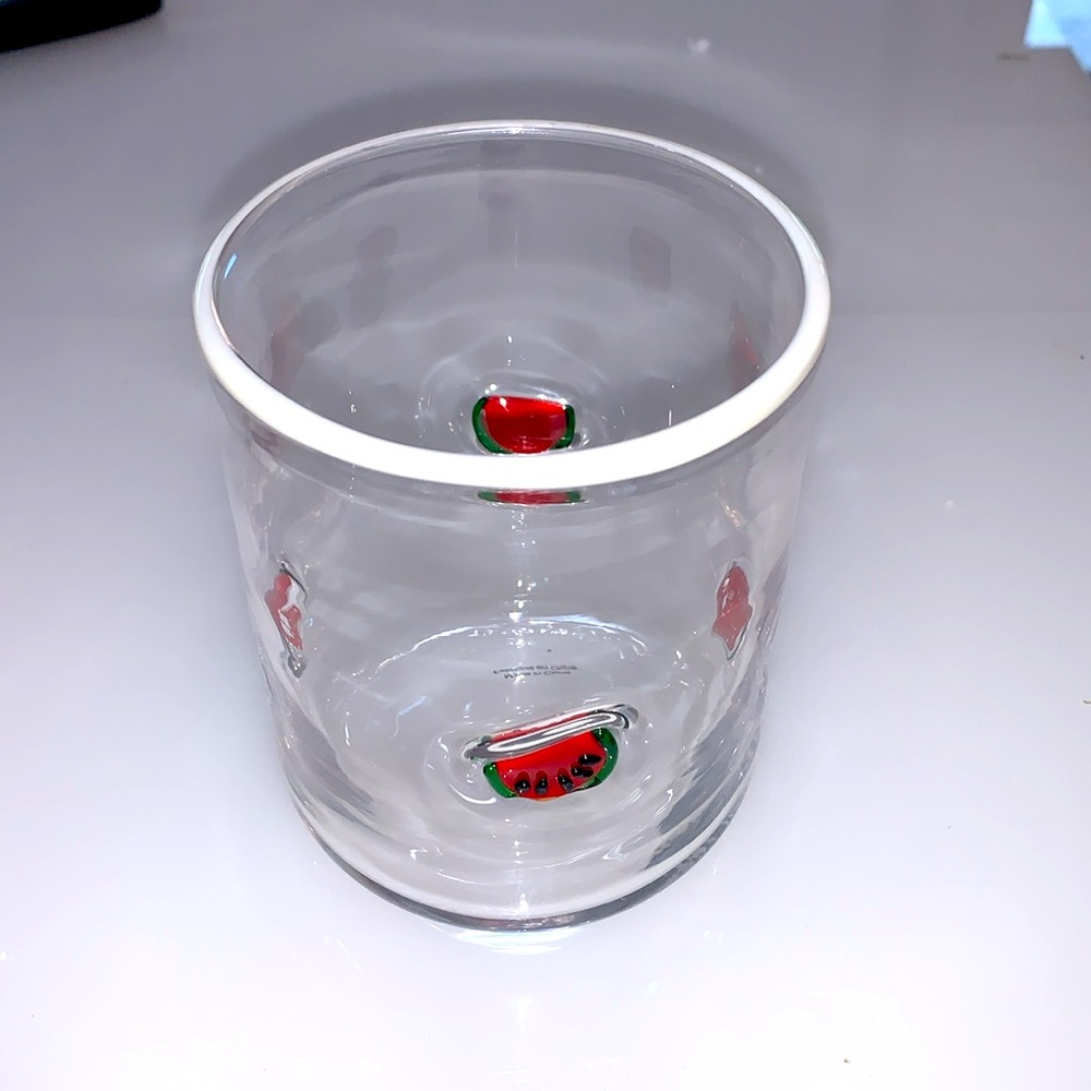 Anthropologie Watermelon Icon Juice Glass - Picture 3 of 4